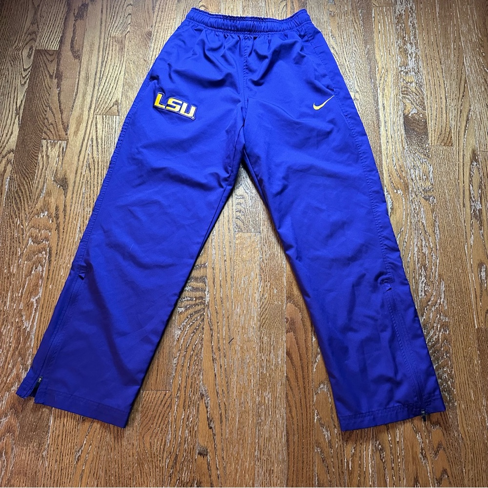 Nike Purple Sweatpants with Gold Accents